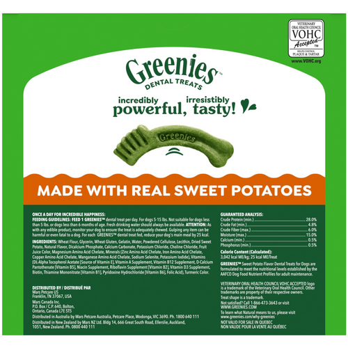 Greenies Dental Bone Sweet Potato Teenie