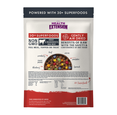 Health Extension Air Dried Super Food Beef Dog Food