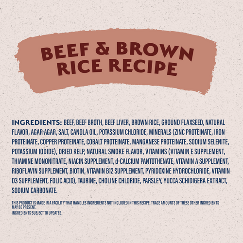 Natural Balance Limited Ingredient Wet Dog Food, Beef & Brown Rice Recipe