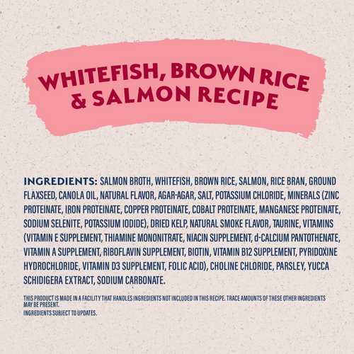 Natural Balance Limited Ingredient Wet Dog Food, Whitefish, Brown Rice & Salmon Recipe