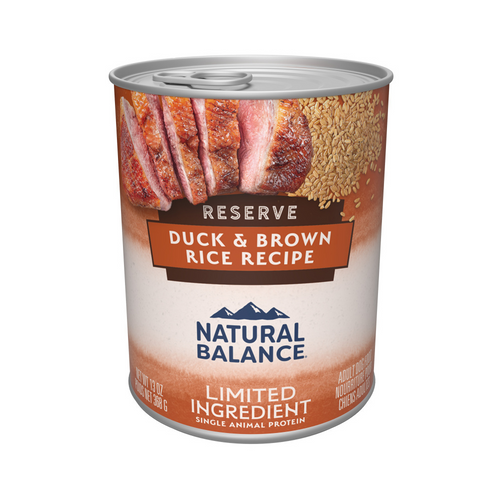 Natural Balance Limited Ingredient Reserve Wet Dog Food, Duck & Brown Rice Recipe