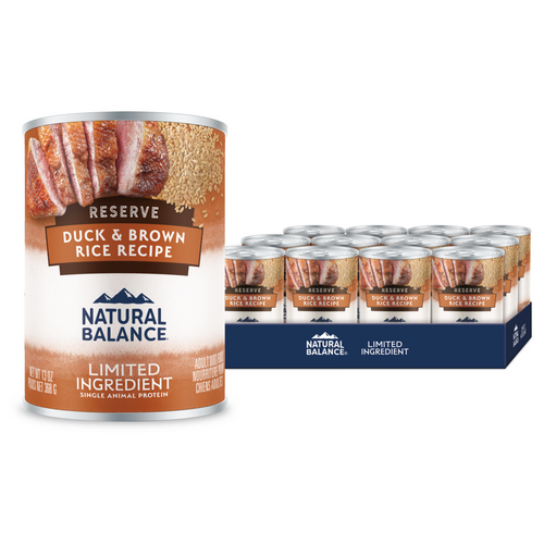 Natural Balance Limited Ingredient Reserve Wet Dog Food, Duck & Brown Rice Recipe