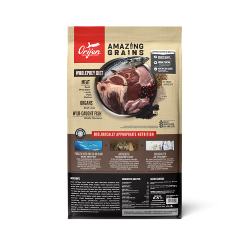 Orijen Amazing Grains Regional Red Dry Dog Food Beef, Boar, Lamb, Pork & Fish