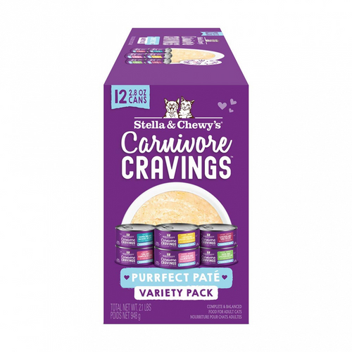 Stella & Chewy's Carnivore Cravings Purrfect Pate Variety Pack Canned Cat Food