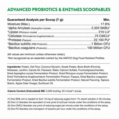 NaturVet Scoopables Advanced Probiotic & Enzymes for Dogs