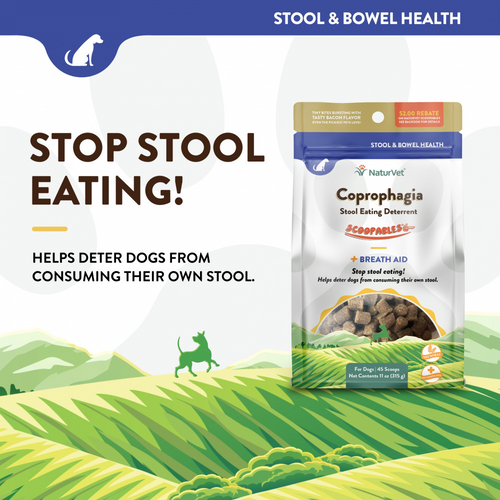 NaturVet Scoopables Coprophagia Stool Eating Deterrent for Dogs