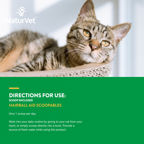 NaturVet Scoopables Hairball Aid for Cats