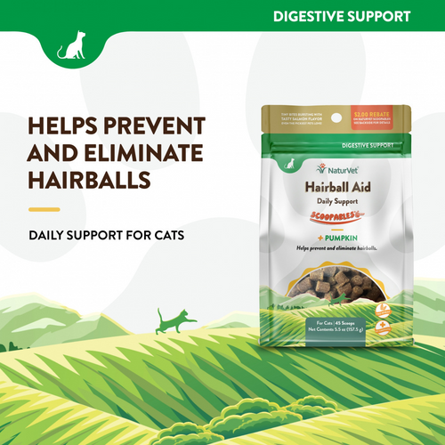 NaturVet Scoopables Hairball Aid for Cats