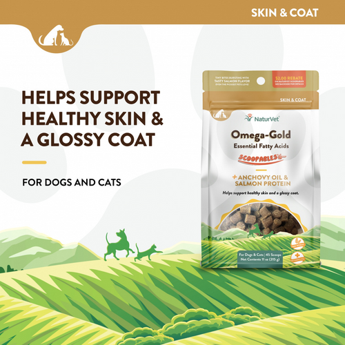 NaturVet Scoopables Omega Gold for Dogs & Cats