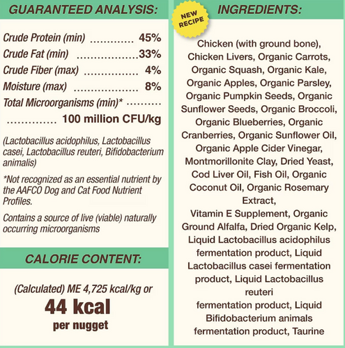 Primal Freeze Dried Nuggets Grain Free Chicken Formula Dog Food