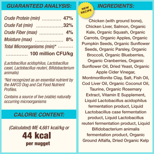 Primal Freeze Dried Nuggets Grain Free Chicken and Salmon Formula Cat Food