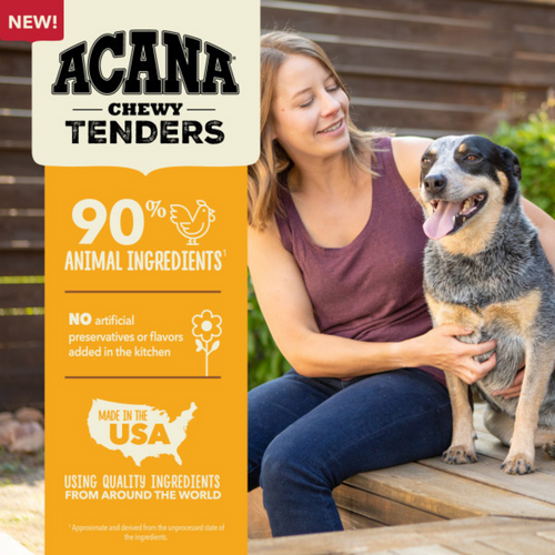 Acana Chewy Tenders, Chicken Dog Treats