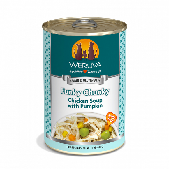 Weruva Funky Chunky Chicken Soup with Pumpkin Canned Dog Food