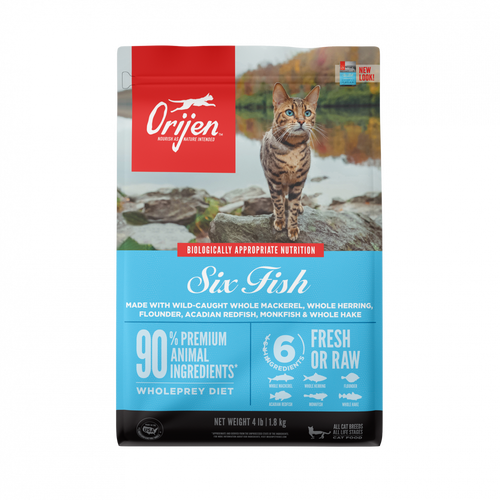 Orijen Grain Free Six Fish Dry Cat Food