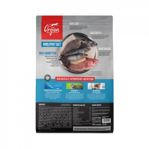 Orijen Grain Free Six Fish Dry Cat Food