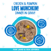 Weruva BFF Oh My Gravy Love Munchkin Grain Free Chicken & Pumpkin in Gravy Canned Cat Food