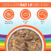 Weruva BFF Oh My Gravy Crazy 4 U Grain Free Chicken & Salmon in Gravy Canned Cat Food