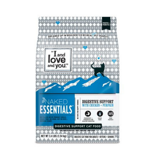 I and Love and You Naked Essentials Digestive Support Chicken & Pumpkin Dry Cat Food