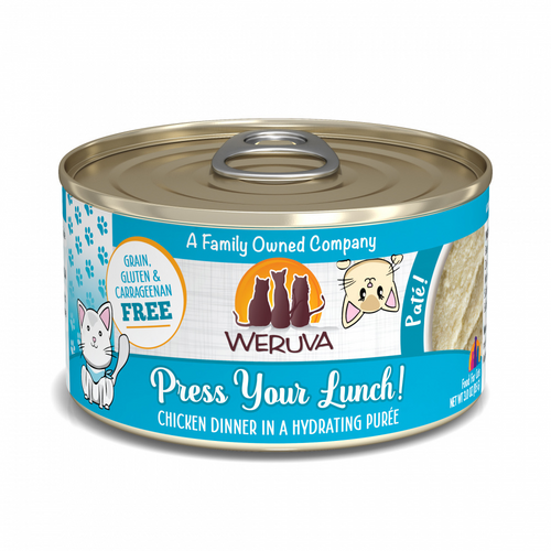 Weruva Classic Cat Pate Press Your Lunch! with Chicken Canned Cat Food