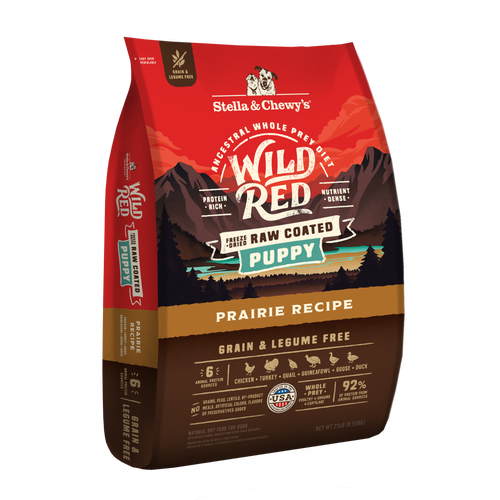 Stella & Chewy's Wild Red Dry Dog Food Raw Blend High Protein Grain & Legume Free Prairie Recipe