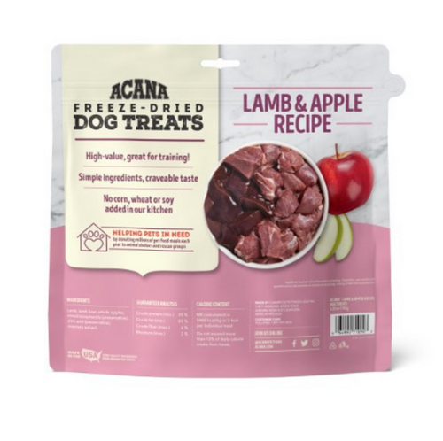 Acana Singles Freeze Dried Dog Treats Grain Free Lamb & Apple Recipe