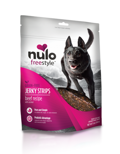 Nulo Dog Jerky Grain Free Beef & Coconut