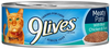 9Lives Meaty Pate with Chicken and Tuna Dinner Canned Cat Food
