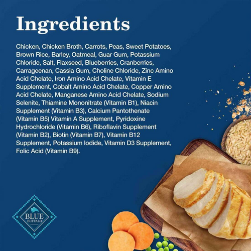 Blue Buffalo Homestyle Recipe Adult Chicken Dinner with Garden Vegetables Canned Dog Food