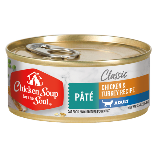Chicken Soup Adult Cat Chicken & Turkey Pate Can Cat Food