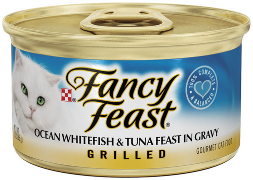 Fancy Feast Grilled Ocean Whitefish and Tuna Wet Cat Food