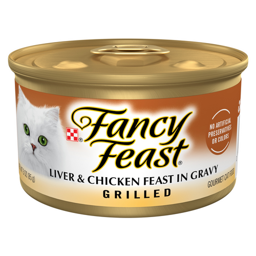 Fancy Feast Grilled Liver Chicken and Gravy Wet Cat Food