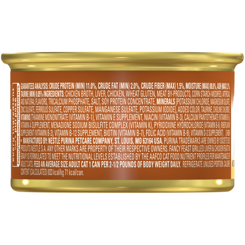 Fancy Feast Grilled Liver Chicken and Gravy Wet Cat Food