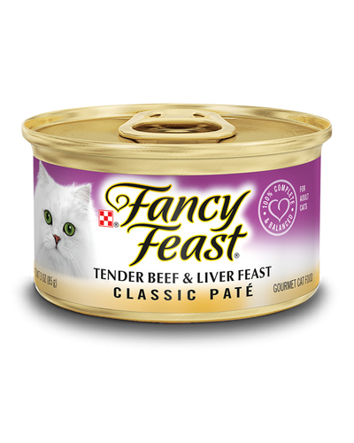 Fancy Feast Classic Pate Beef and Liver Wet Cat Food