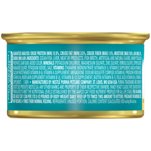 Fancy Feast Gourmet Seafood Canned Cat Food