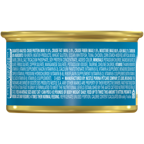 Fancy Feast Classic Ocean Whitefish and Tuna Canned Cat Food