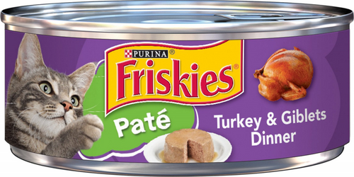 Purina Friskies Pate Turkey & Giblets Wet Cat Food