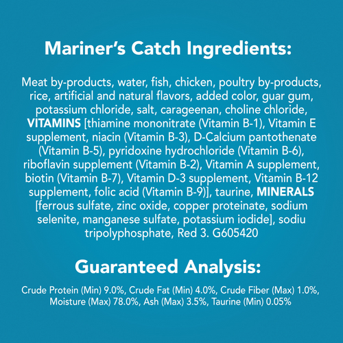 Friskies Pate Mariner's Catch Wet Cat Food