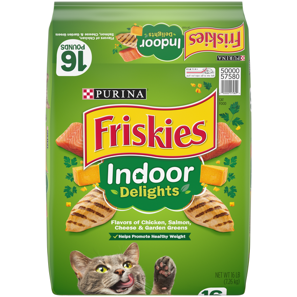 Friskies Indoor Delights Dry Cat Food