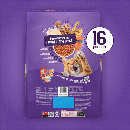 Friskies Cat Food Surfin and Turfin Favorites Dry Cat Food
