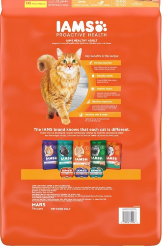 Iams Proactive Health Adult Original with Chicken Dry Cat Food