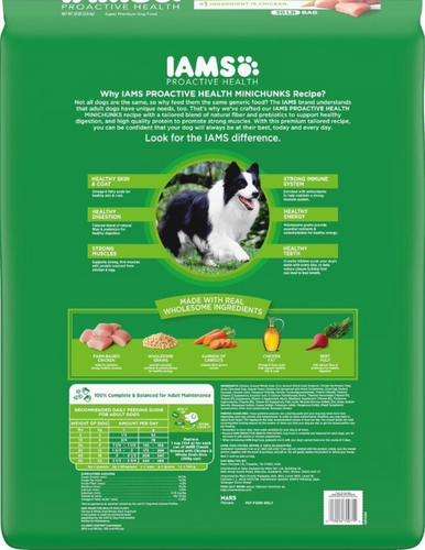 Iams ProActive Health Adult MiniChunks Dry Dog Food