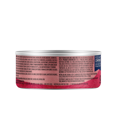 Natural Balance Original Ultra Wet Cat Food, Salmon Recipe