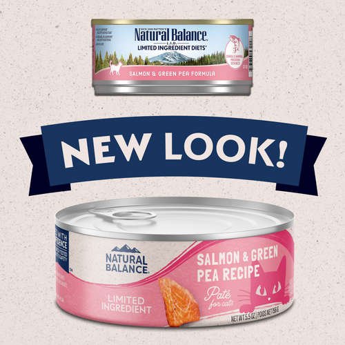 Natural Balance Limited Ingredient Wet Cat Food, Salmon & Green Pea Pate Recipe