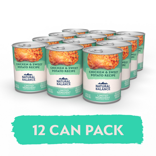 Natural Balance Limited Ingredient Wet Dog Food, Chicken & Sweet Potato Recipe