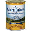 Natural Balance Limited Ingredient Reserve Wet Dog Food, Duck & Potato Recipe