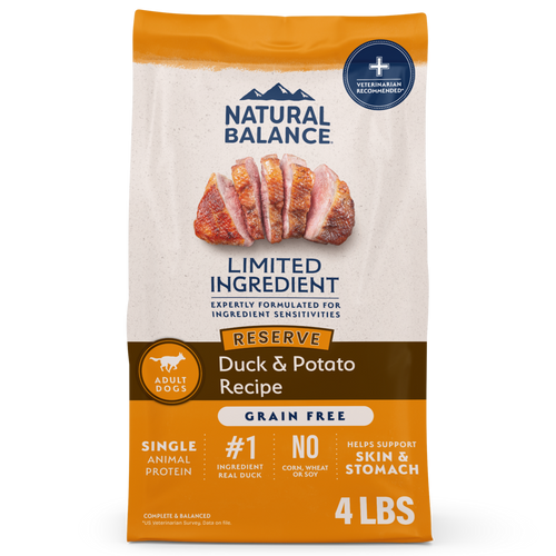 Natural Balance Limited Ingredient Reserve Grain Free Dry Dog Food, Duck & Potato Recipe