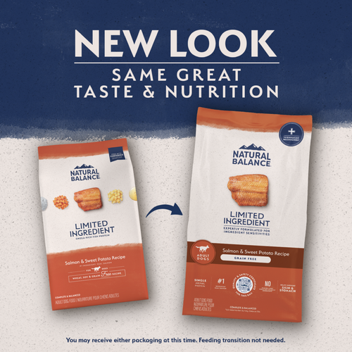 Natural Balance Limited Ingredient Grain Free Dry Dog Food, Salmon & Sweet Potato Recipe