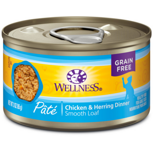 Wellness Complete Health Pate Chicken and Herring Wet Cat Food
