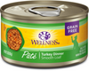 Wellness Complete Health Pate Turkey Dinner Wet Cat Food
