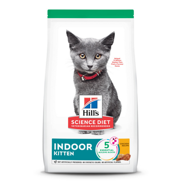 Hill's Science Diet Kitten Indoor Chicken Recipe Dry Cat Food